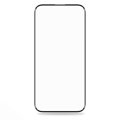 Blueo Silk HD Screen Protector Film for Apple iPhone 16 / 15, Tempered Glass, Full Glue, Set of 5 pieces, 2.5D, Black