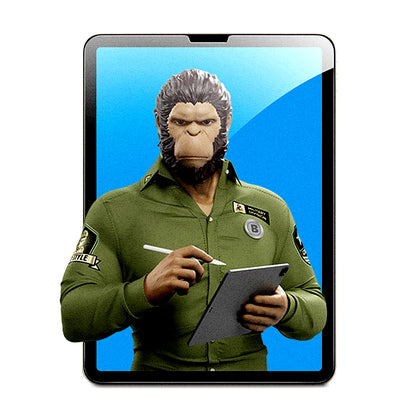 Blueo Special Writing Screen Protector for Apple iPad Pro 12.9 (2022) / Pro 12.9 (2021) / Pro 12.9 (2020), Plastic