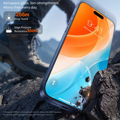 Torras Sunview AR Screen Protector Film for Apple iPhone 18 Pro Max / 17 Pro Max, Tempered Glass, Full Glue