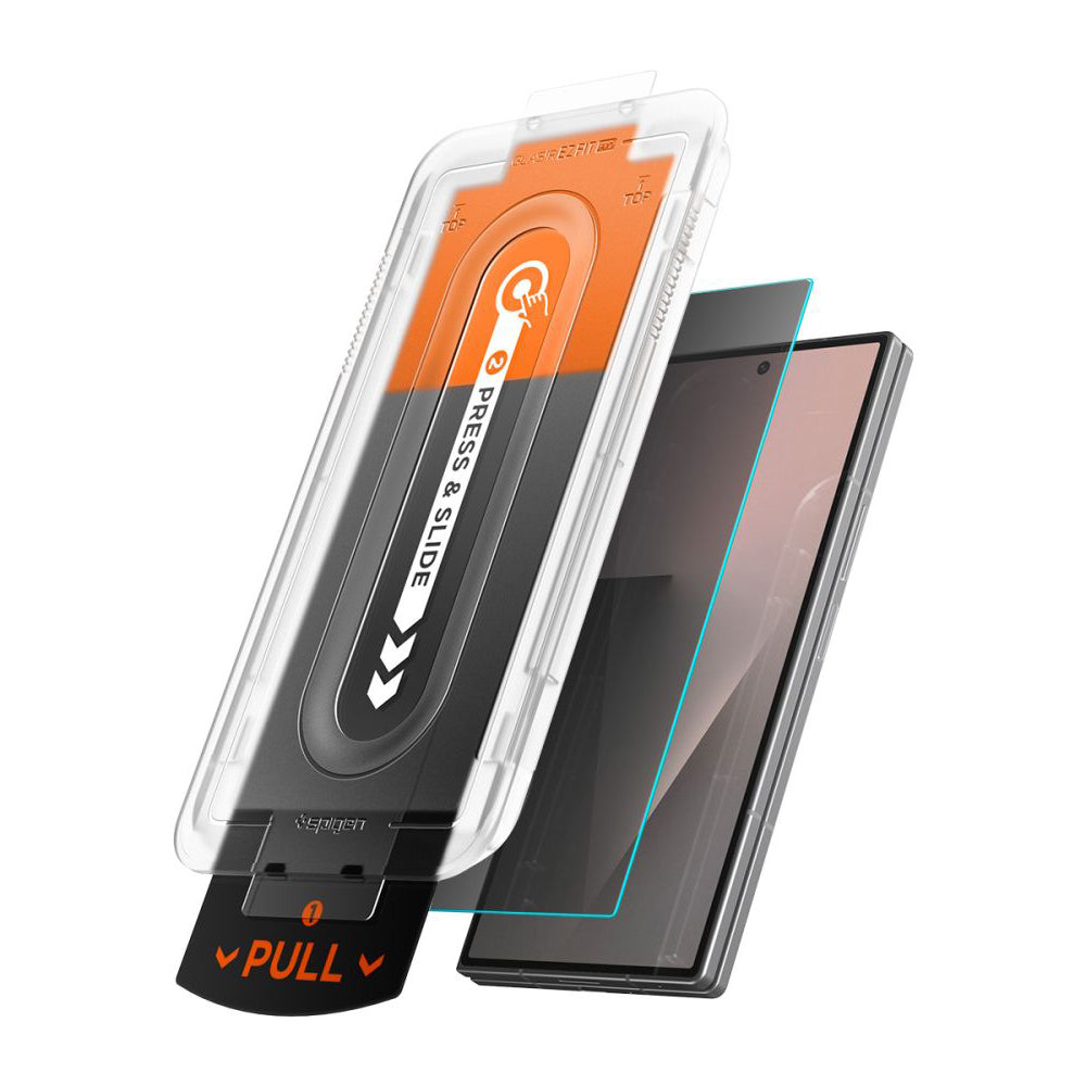 Spigen GlastR EZ FIT Pro HD Exterior Privacy Screen Protector for Samsung Galaxy Z Fold8 Ultra F976, Tempered Glass, Full Glue, Set of 2 pieces