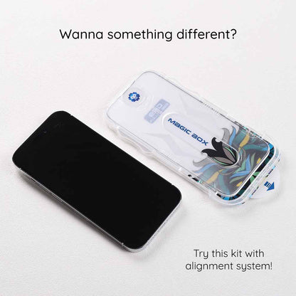 Lito Magic Glass Box D+ Tools Screen Protector for Apple iPhone 15 Pro, Tempered Glass, Full Glue