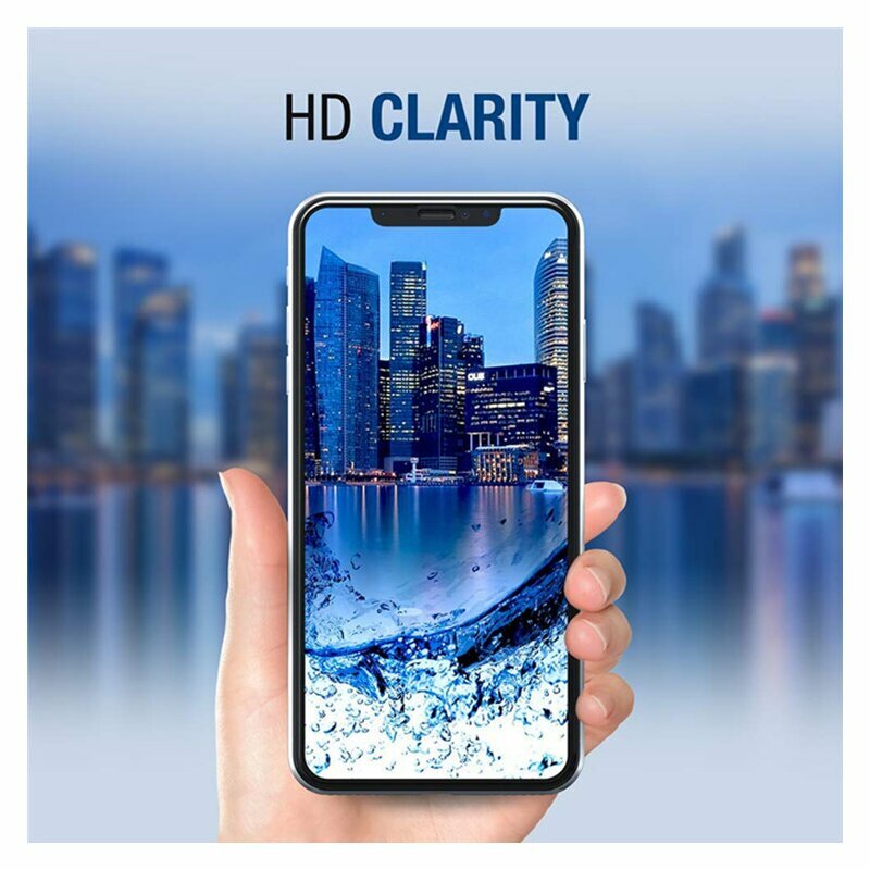 Lito Screen Protector Film for Samsung Galaxy A54 A546, Tempered Glass, Full Glue, 2.5D, Black