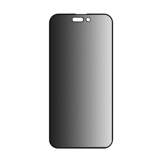 Anank 1X Reinforced 360 Privacy Screen Protector for Apple iPhone 16 Pro, Tempered Glass, Full Glue, 2.5D