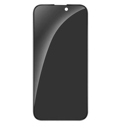 Anank 2X Reinforced Privacy Screen Protector for Apple iPhone 16, Tempered Glass, Full Glue, 2.5D
