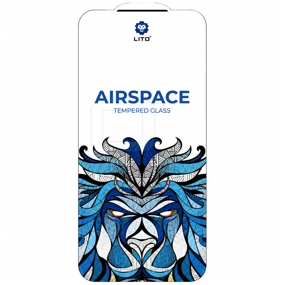 Lito Airspace Border Screen Protector for Apple iPhone 18 Pro Max / 17 Pro Max, Tempered Glass, Full Glue