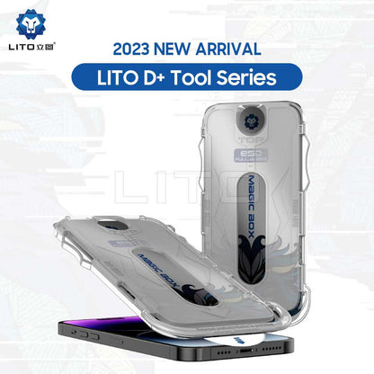 Privacy Screen Protector Lito Magic Glass Box D+ Tools for Apple iPhone 11 Pro, Tempered Glass, Full Glue