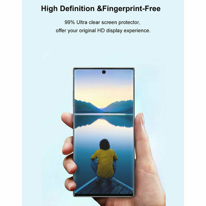 Lito Privacy Screen Protector for Samsung Galaxy S24 Ultra S928, Tempered Glass, UV Glue, 3D