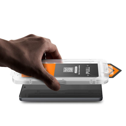 Spigen GlastR EZ FIT Pro HD Privacy Screen Protector for Samsung Galaxy S26 S942, Tempered Glass, Full Glue, Set of 2 pieces AGL11096