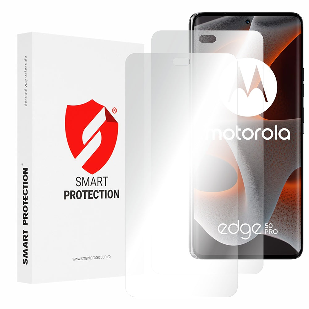 Smart Protection Premium Classic Screen Protector for Motorola Edge 50 Pro, Plastic, Set of 2 pieces