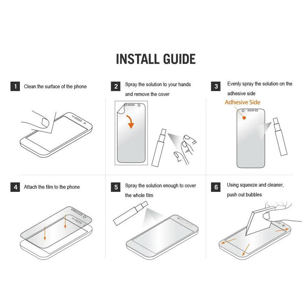 Smart Protection Premium Classic Screen Protector for Samsung Galaxy A54 A546, Plastic, Set of 2 pieces