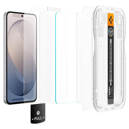 Spigen GlastR EZ FIT Pro HD Screen Protector for Samsung Galaxy S26 FE S741, Tempered Glass, Full Glue AGL11996