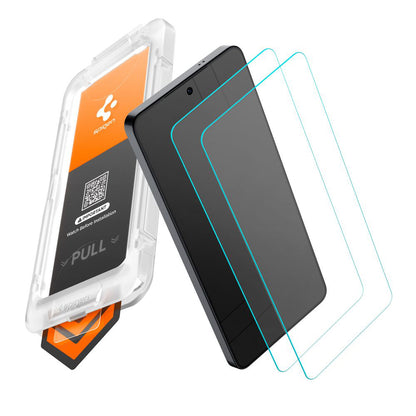 Spigen GlastR EZ FIT Pro HD Screen Protector for Samsung Galaxy S26 Plus S947, Tempered Glass, Full Glue, Set of 2 pieces AGL11084