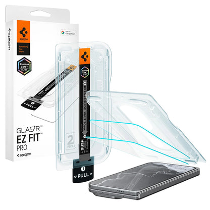 Spigen GlastR EZ FIT Pro Exterior Screen Protector for Google Pixel 11 Pro Fold, Tempered Glass, Full Glue, Set of 2 pieces AGL11490