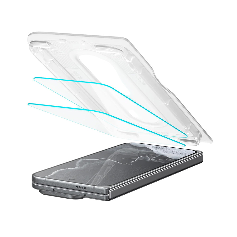 Spigen GlastR EZ FIT Pro Exterior Screen Protector for Google Pixel 11 Pro Fold, Tempered Glass, Full Glue, Set of 2 pieces AGL11490