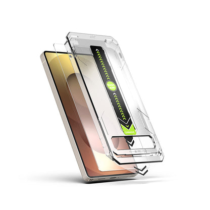 Techsuit TitanGlass CrystalHD Screen Protector for Samsung Galaxy S26 Plus S947, Tempered Glass, Full Glue