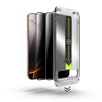 Privacy Screen Protector Techsuit TitanGlass for Apple iPhone 11 Pro / XS / X, Tempered Glass, Full Glue, Set of 2 pieces