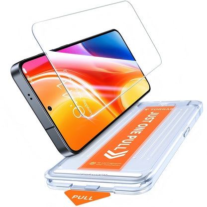 Torras GlassGo Install Master Screen Protector for Samsung Galaxy S26, Tempered Glass, Full Glue, Transparent