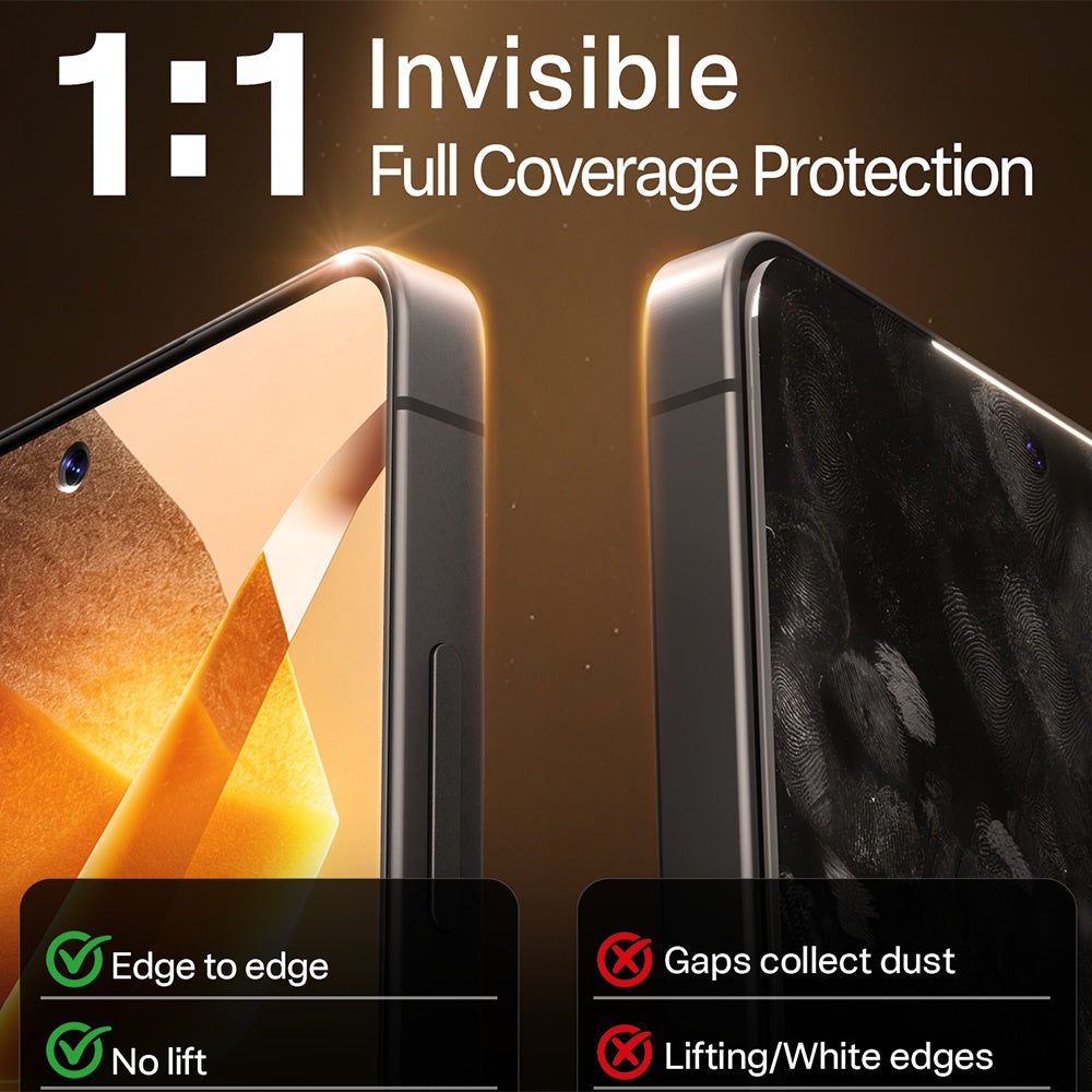 Torras GlassGo Install Master Screen Protector for Samsung Galaxy S26 Ultra S948, Tempered Glass, Full Glue, Transparent