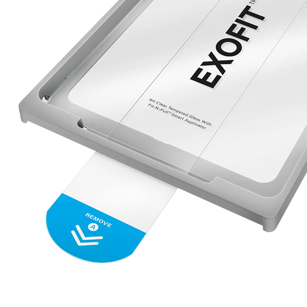 UNIQ Optix Exofit Screen Protector for Apple iPad (2025), Tempered Glass, Full Glue