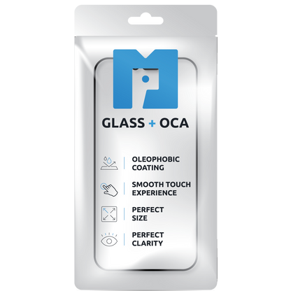 Screen Glass + OCA MP compatible with Samsung Galaxy S10 G973, Black