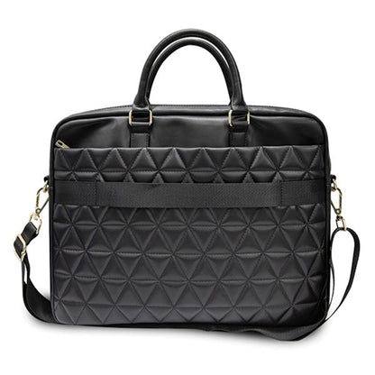 Guess Quilted Bag for 15-inch Laptop, Black