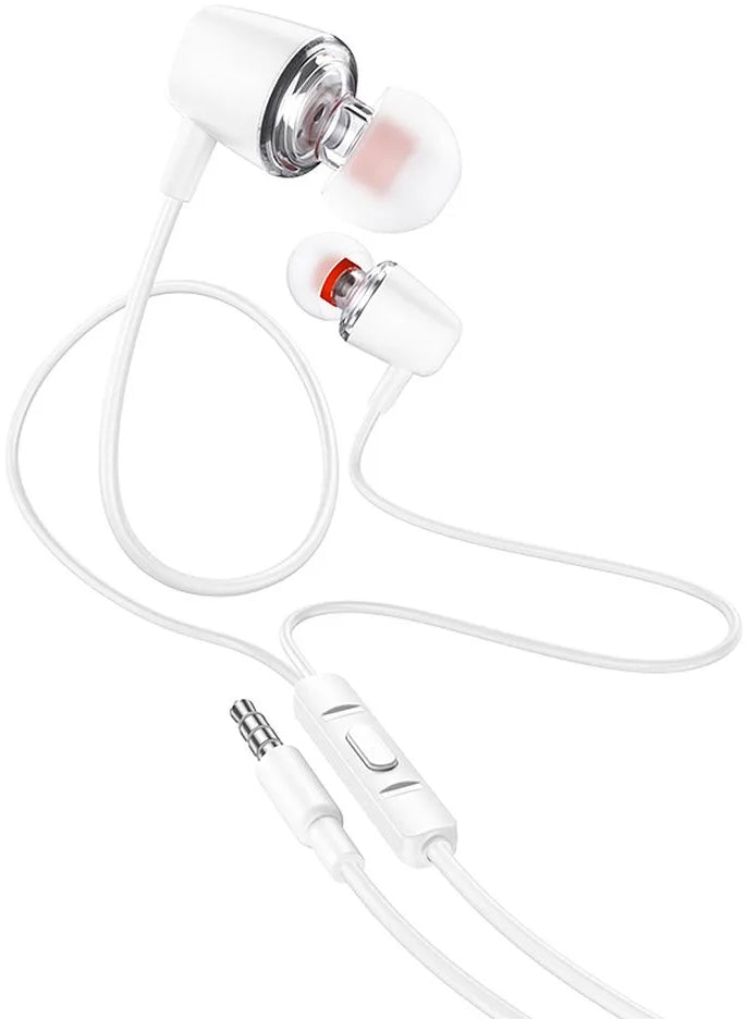 Handsfree 3.5mm HOCO M107, White