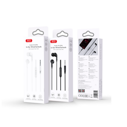 Handsfree 3.5mm XO Design EP86, Black
