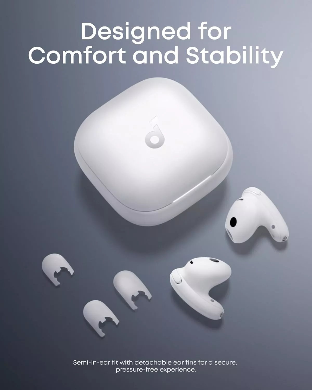 Handsfree Bluetooth Anker SoundCore Liberty Buds, TWS, ANC, White D1200G21