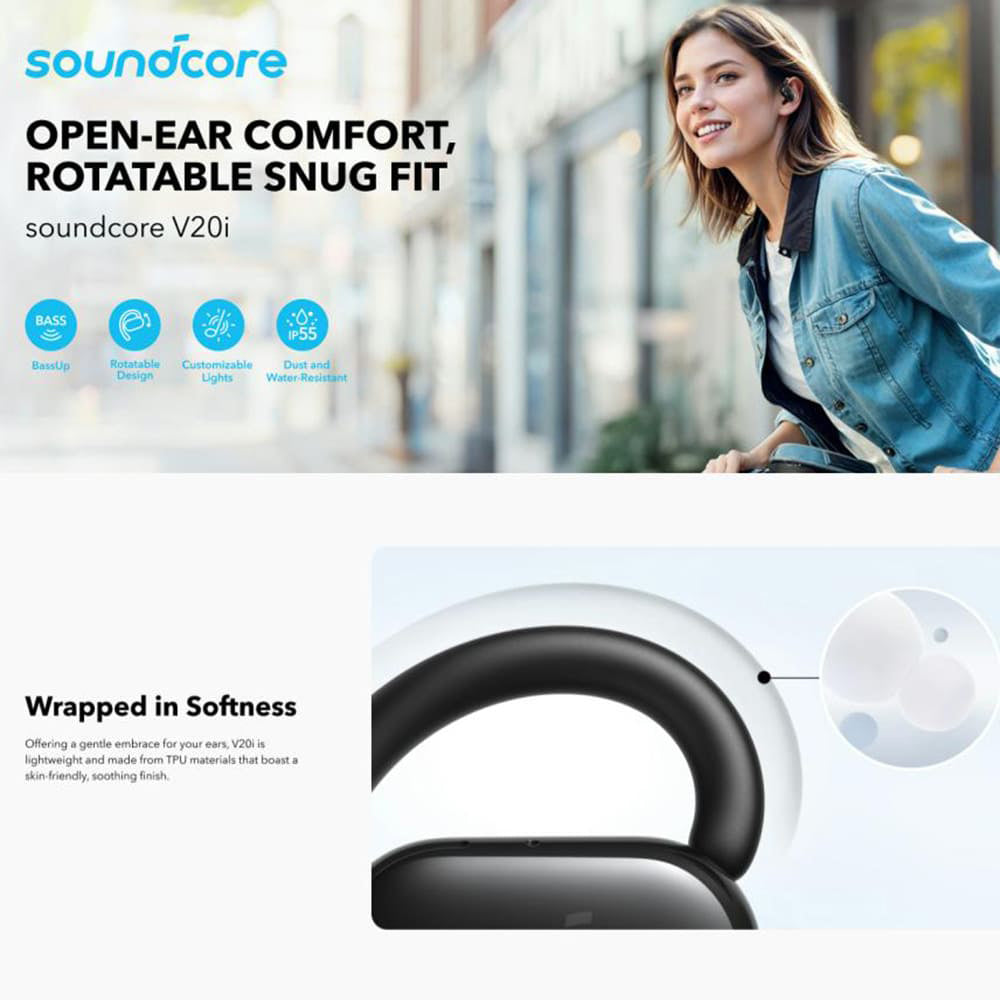 Handsfree Bluetooth Anker SoundCore V20i, TWS, White A3876G21