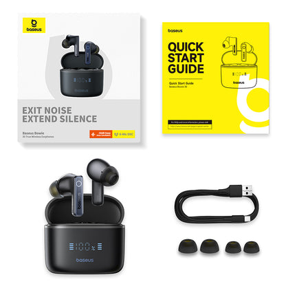 Handsfree Bluetooth Baseus Bowie 30, TWS, Black A00073100126-00