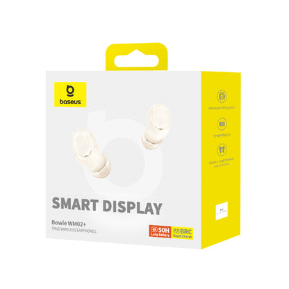 Handsfree Bluetooth Baseus WM02+, TWS, White NGTW370302