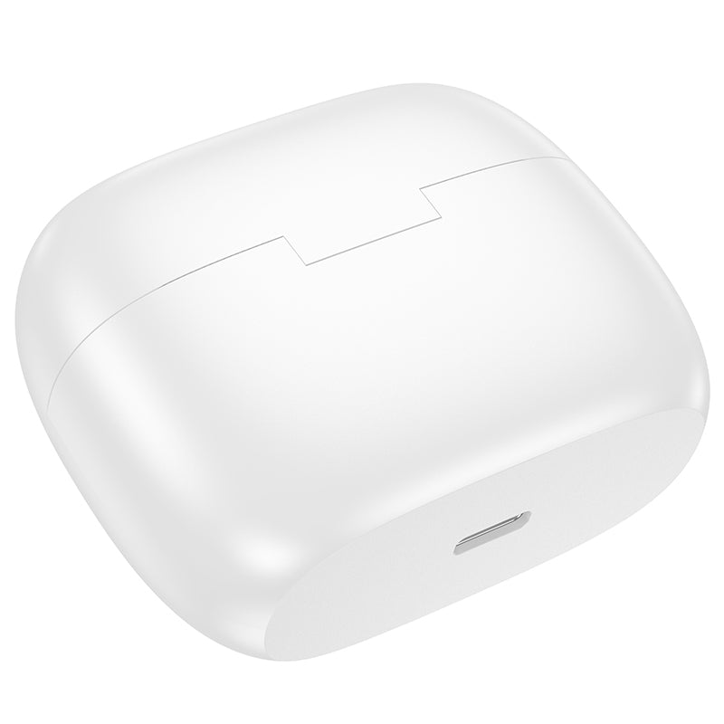 Handsfree Bluetooth Borofone FQ7 Treasure, TWS, ANC, MultiPoint, White