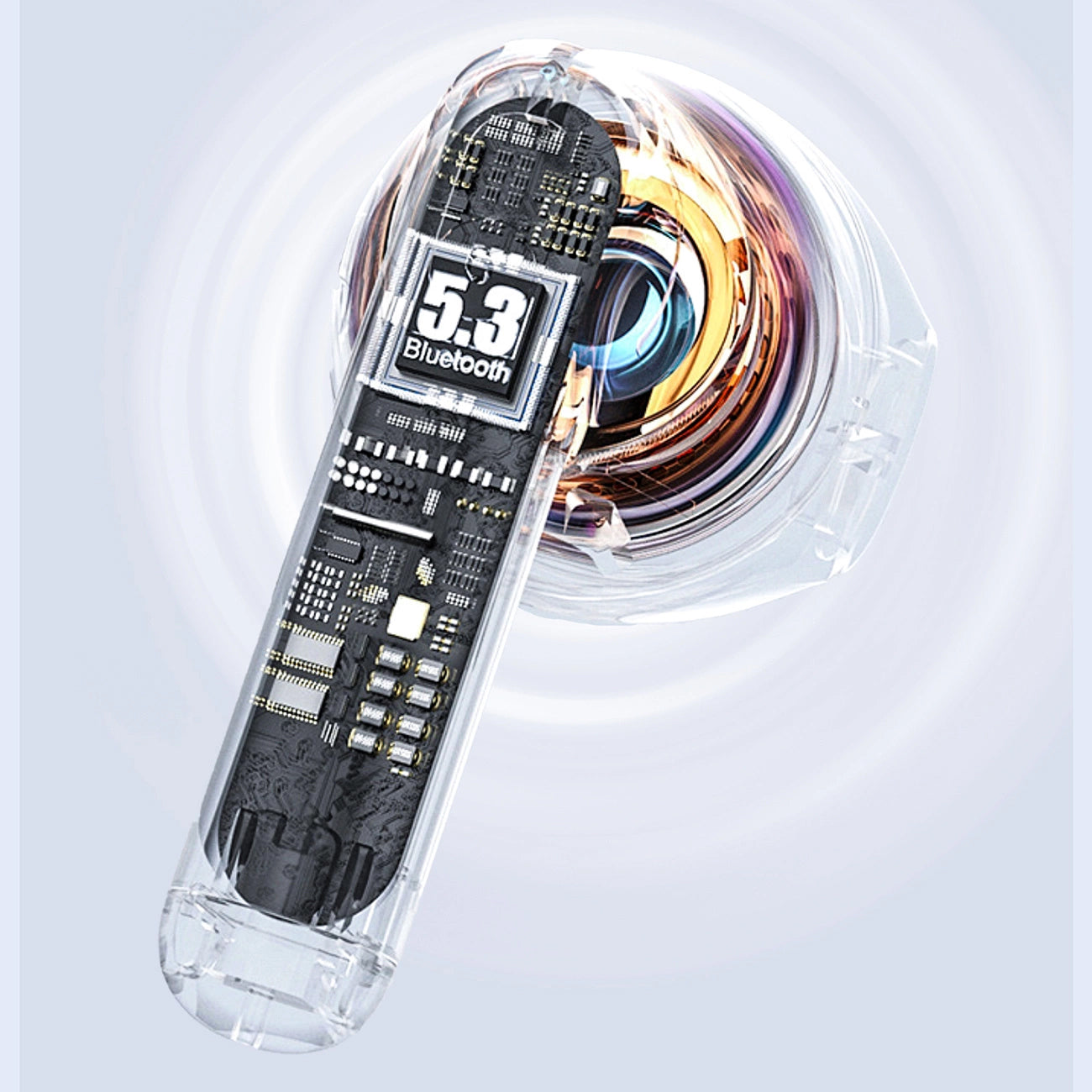 Dudao U8 Bluetooth Handsfree, TWS, White