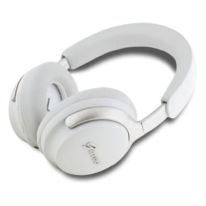 Handsfree Bluetooth Guess Metal Script Logo, A2DP, ANC, Beige