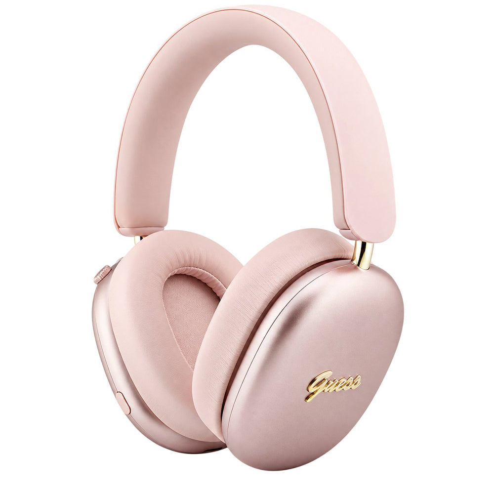 Guess Metal Script Logo Bluetooth Handsfree, A2DP, Pink