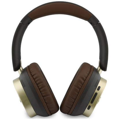 Handsfree Bluetooth Guess Rectangle Metal Script, A2DP, Brown