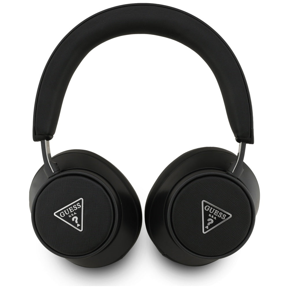 Handsfree Bluetooth Guess Saffiano Triangle Logo, A2DP, Black