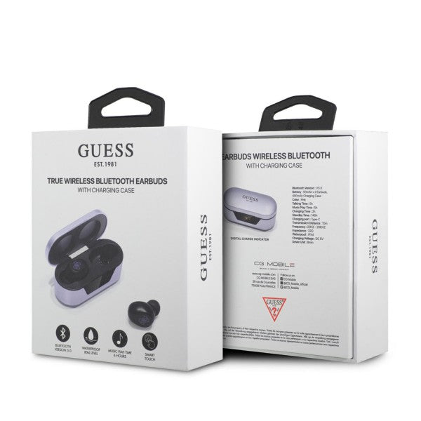 Guess Bluetooth Handsfree, TWS, Purple