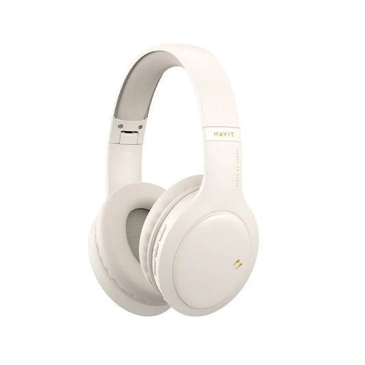 Handsfree Bluetooth HAVIT H633BT, Multipoint, A2DP, Beige