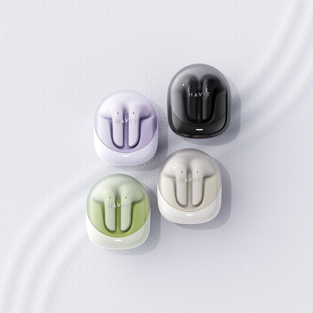Handsfree Bluetooth HAVIT Modern Buds TW974, TWS, Beige