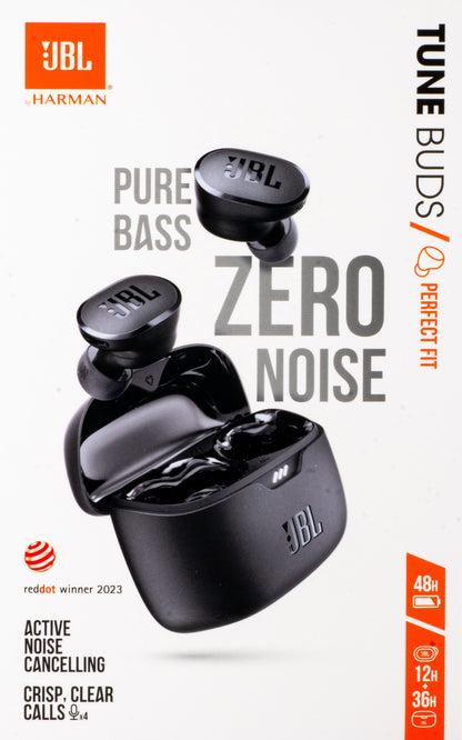JBL Tune Buds Bluetooth Handsfree, TWS, ANC, Multipoint, Black JBLTBUDSBLK