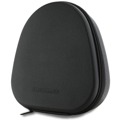 Karl Lagerfeld Saffiano Elongated Bluetooth Handsfree, A2DP, ANC, Grey