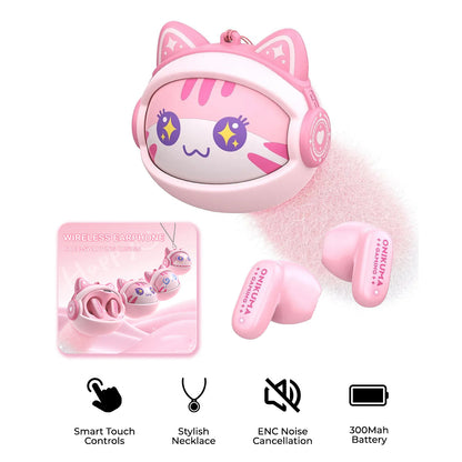 Handsfree Bluetooth Onikuma TX603, TWS, Pink