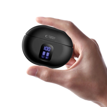 Handsfree Bluetooth Tech-Protect Ultraboost Pro G2, TWS, Black