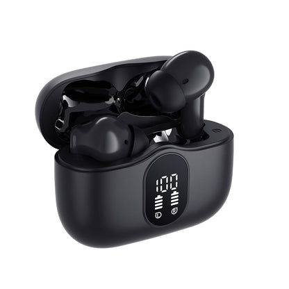 Handsfree Bluetooth Techsuit CW3 WaveBeat 100, TWS, ANC, Black