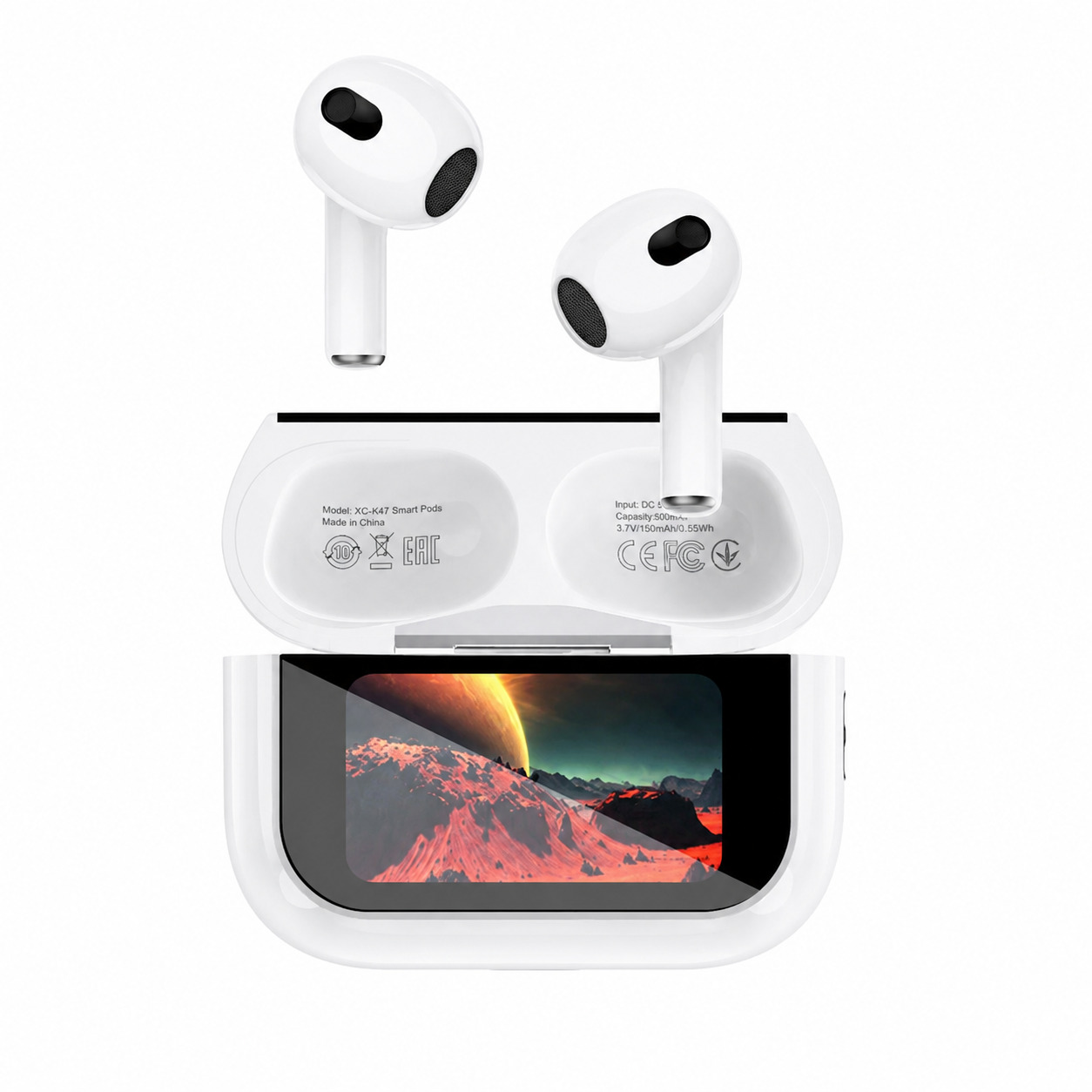 Bluetooth Handsfree XO Design X47 4th Gen, TWS, White