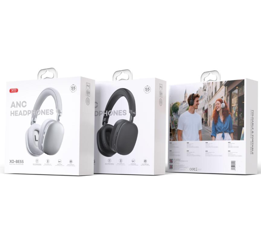 Handsfree Bluetooth XO Design BE55, A2DP, ANC, Black