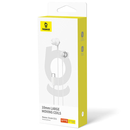 Handsfree USB-C Baseus Encok CZ11, White, Resealed A00164300213-Z1