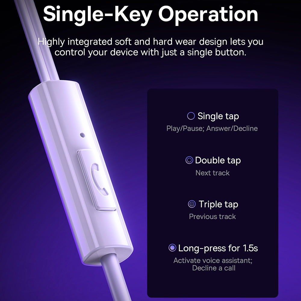 Handsfree USB-C Baseus Encok CZ11, White, Resealed A00164300213-Z1