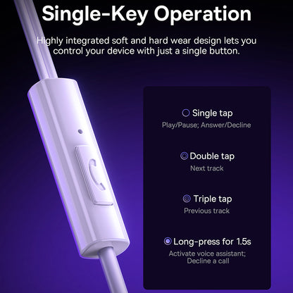 Handsfree USB-C Baseus Encok CZ11, White, Resealed A00164300213-Z1